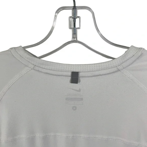 Nike Women's Running White Long Sleeve Dry Fit Tee Size S/P - Picture 3 of 7